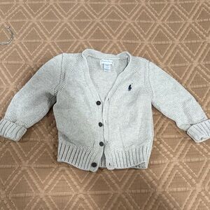 Polo by Ralph Lauren Light Gray Kids Sweater
